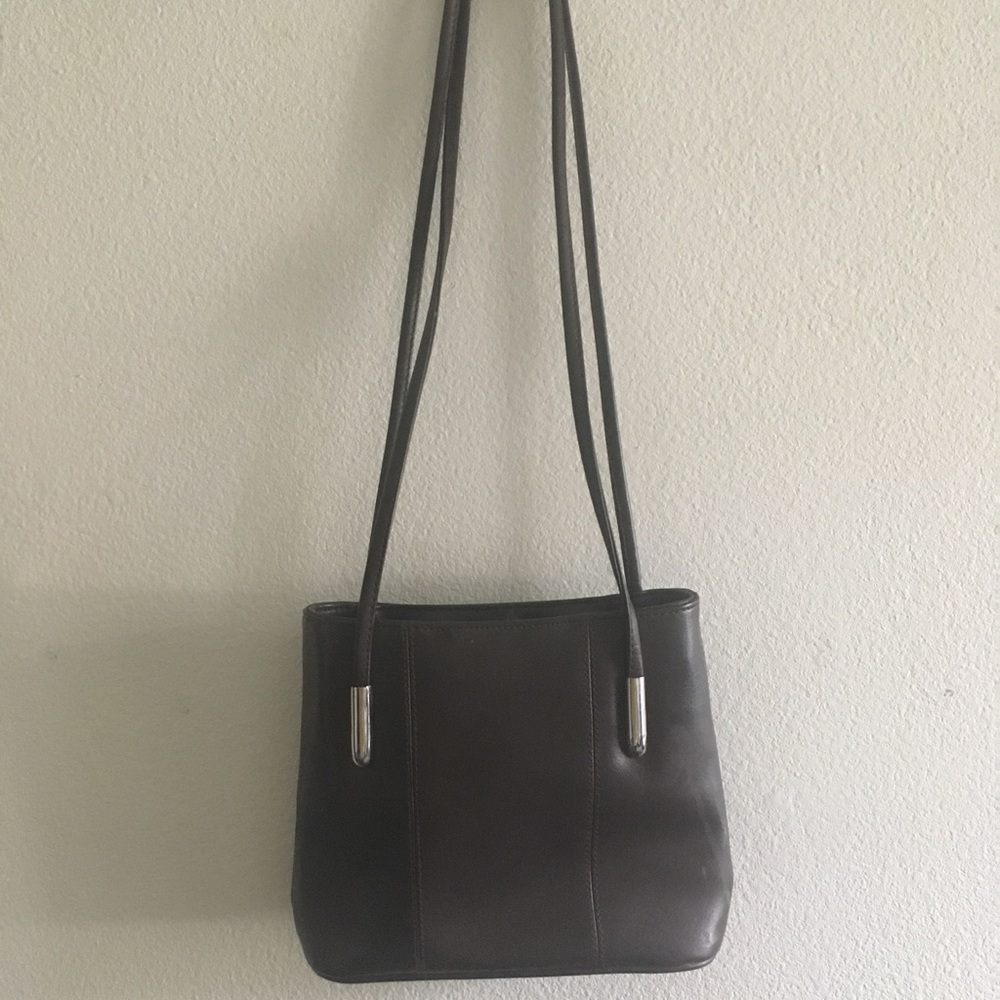 Norm core small brown bag. Simple and chic.